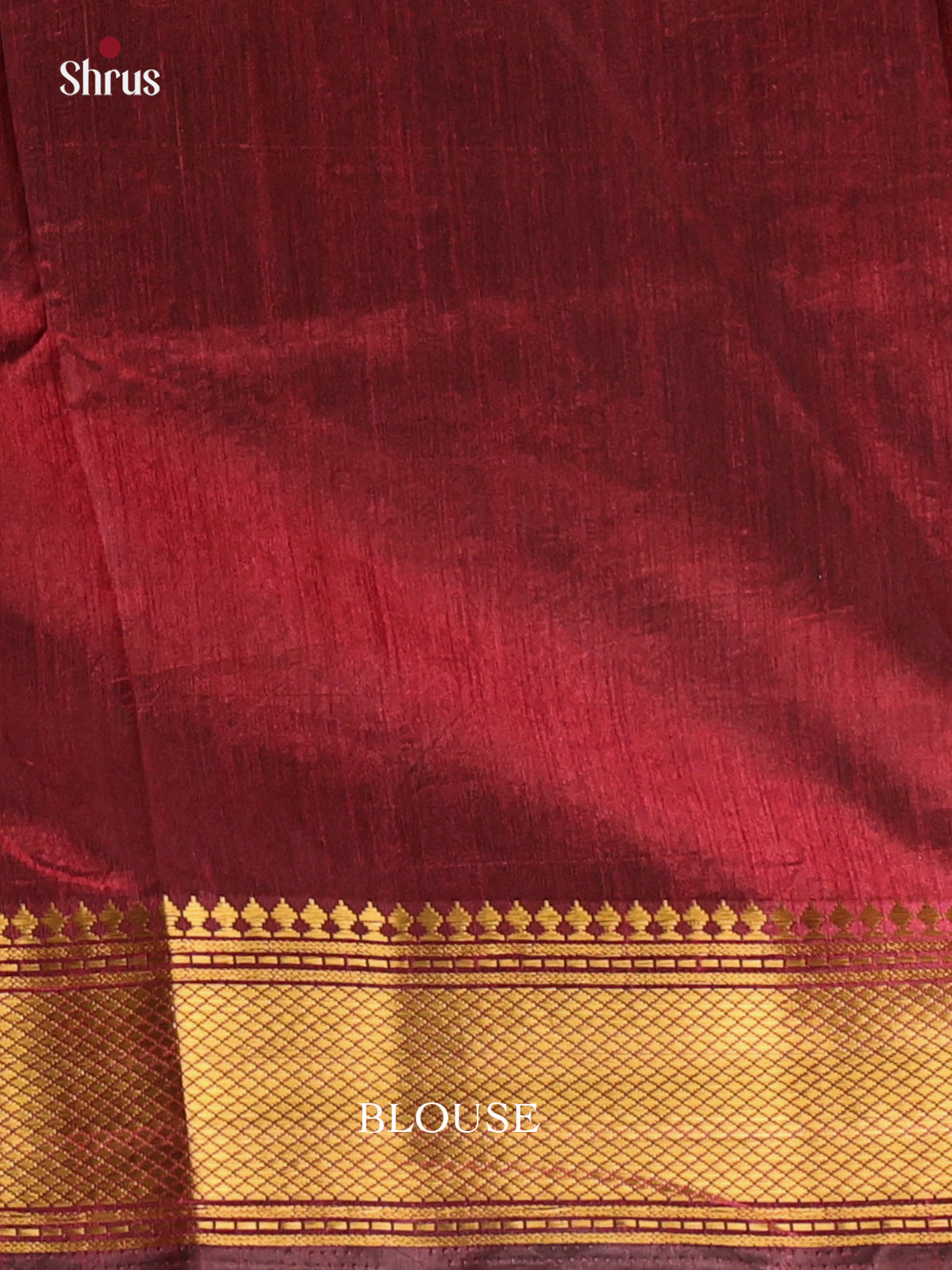 Black & Maroon - Semi Patola Saree - Shop on Shrus.com
