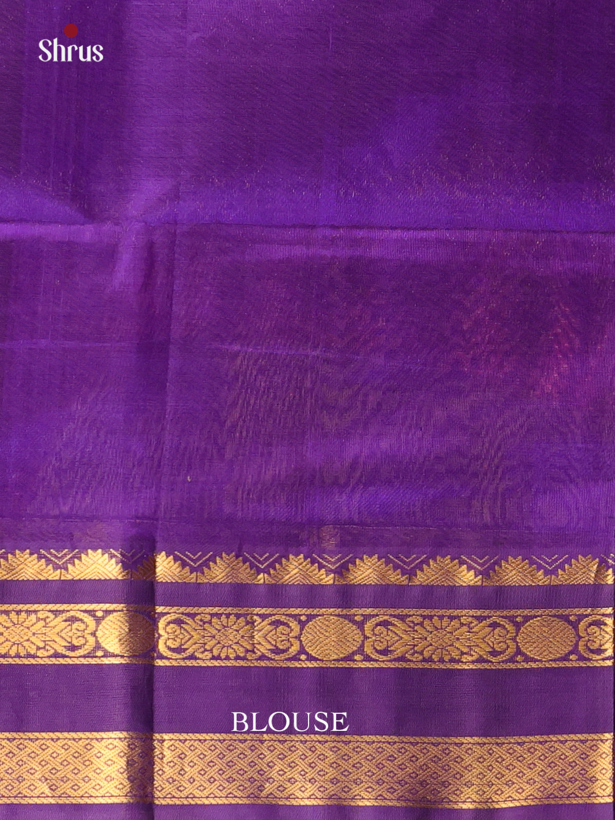 Pink & Violet - Silk Cotton Saree - Shop on Shrus.com