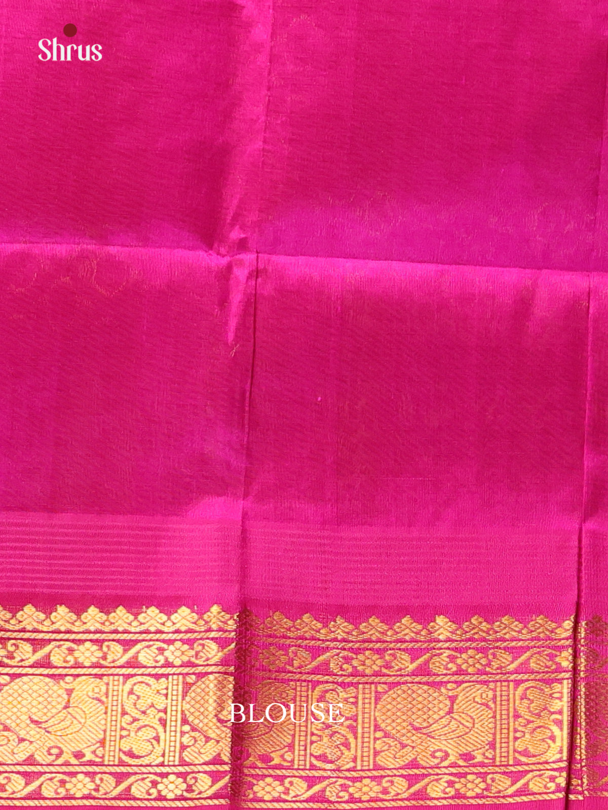 Mustardy Green & Pink - Silk Cotton Saree - Shop on Shrus.com