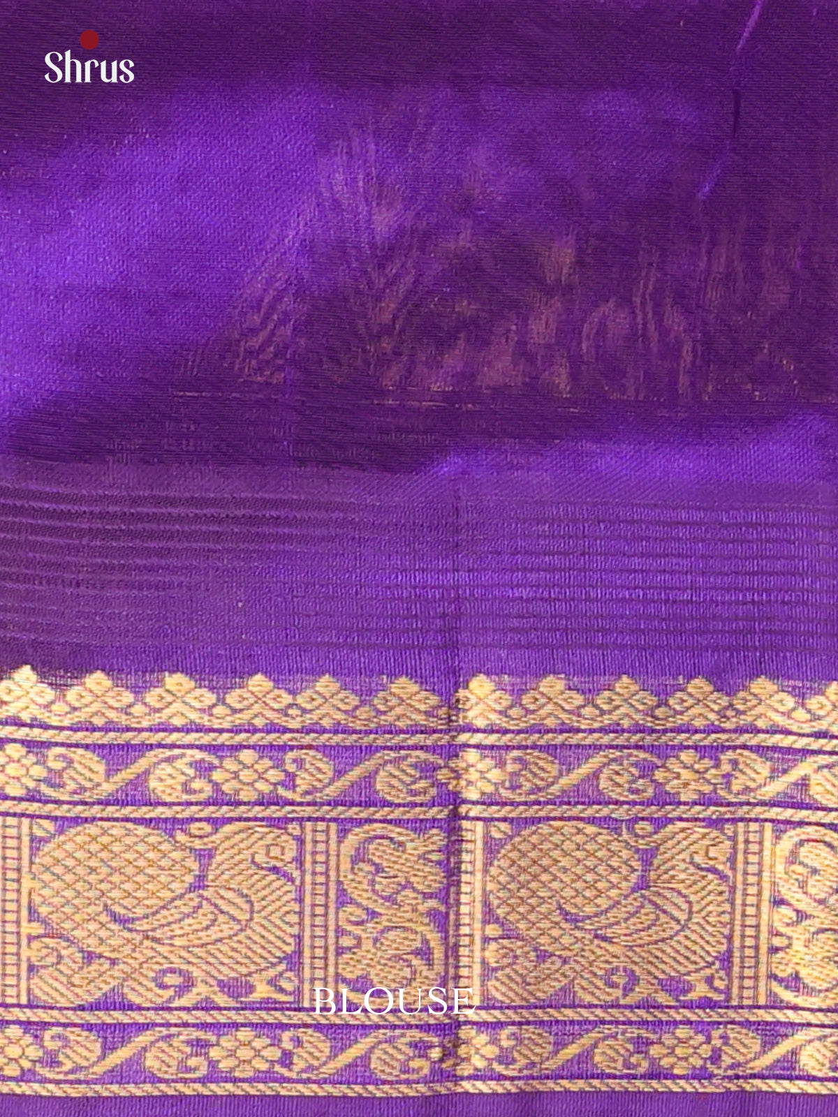Pink & Violet - Silk Cotton Saree - Shop on Shrus.com