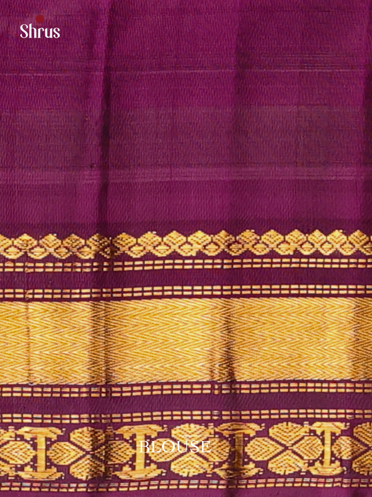 Green & Violet - Gadwal silk Saree - Shop on Shrus.com