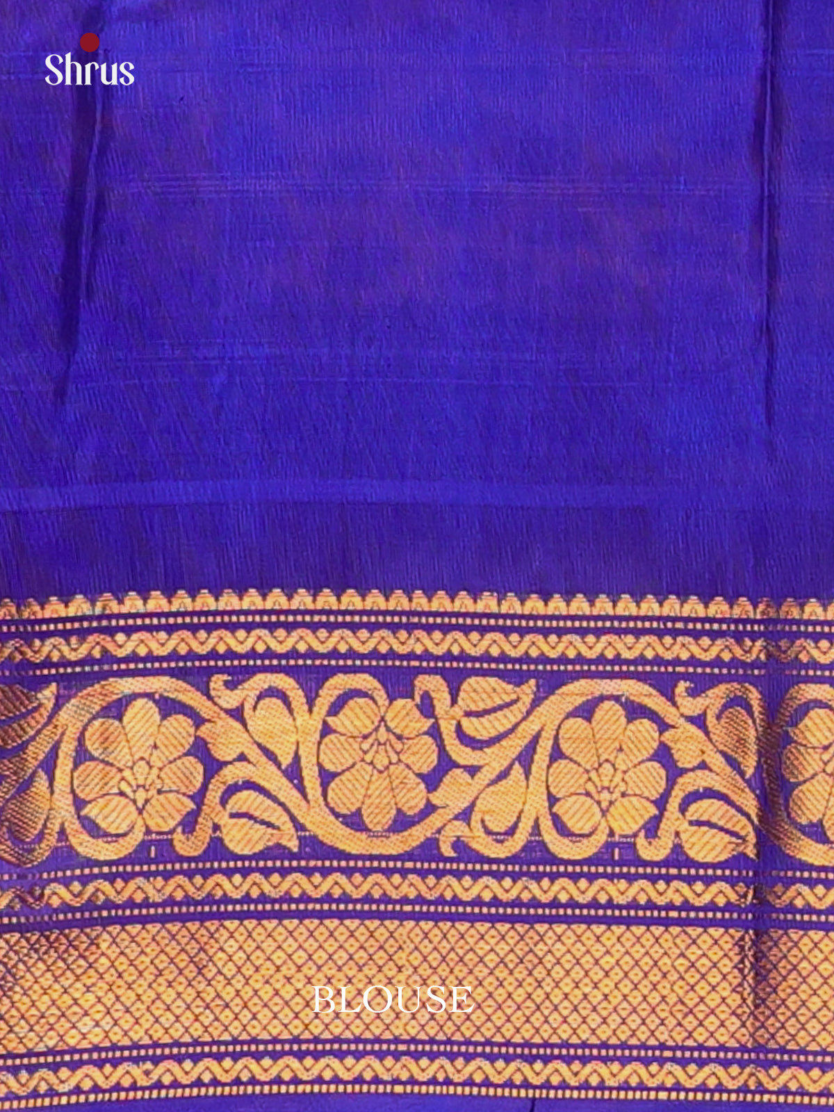 Saree 36 Green & Blue - Gadwal silk Saree - Shop on Shrus.com