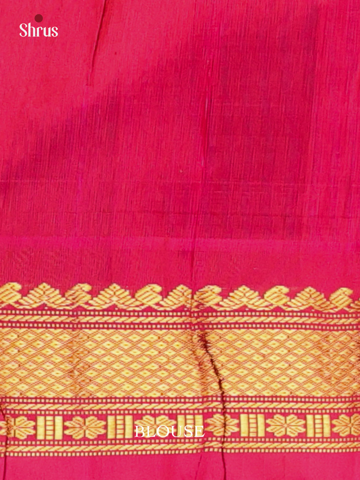 Green & Maroon - Gadwal silk Saree - Shop on Shrus.com