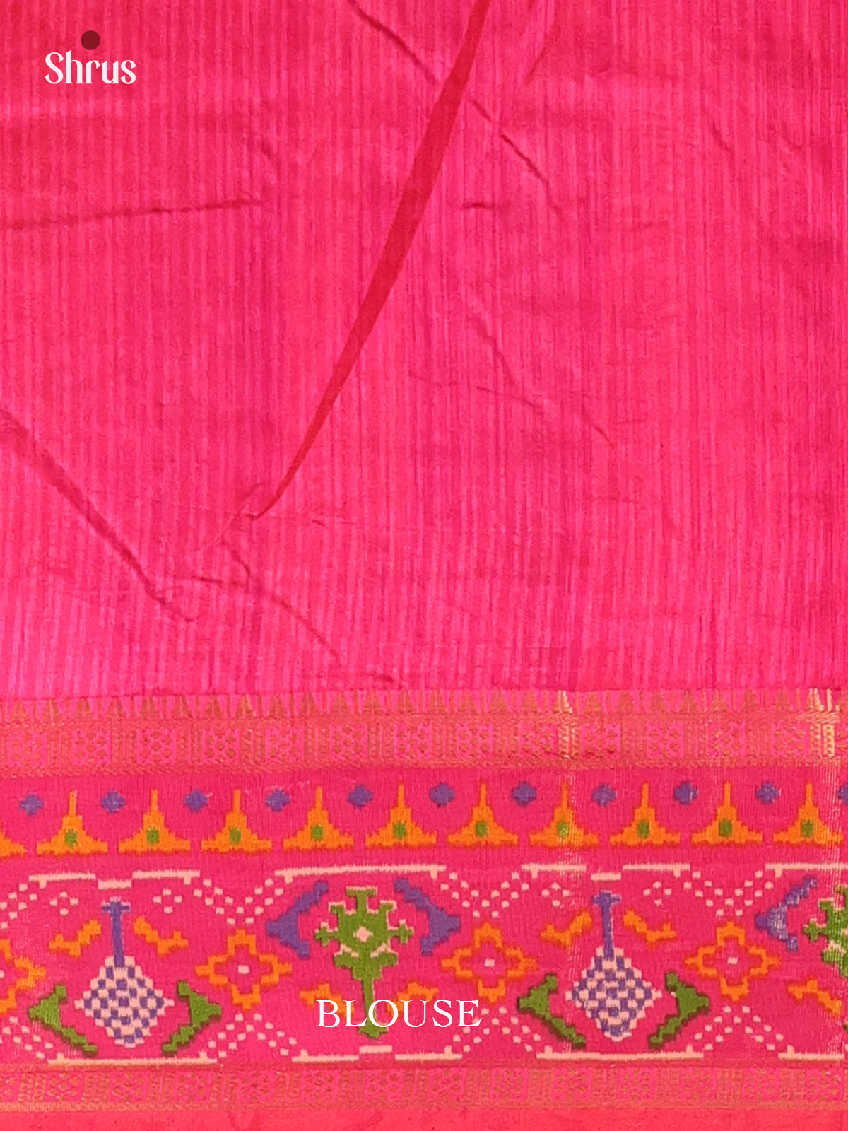 Onion Peel & Pink - Semi Patola Saree - Shop on Shrus.com
