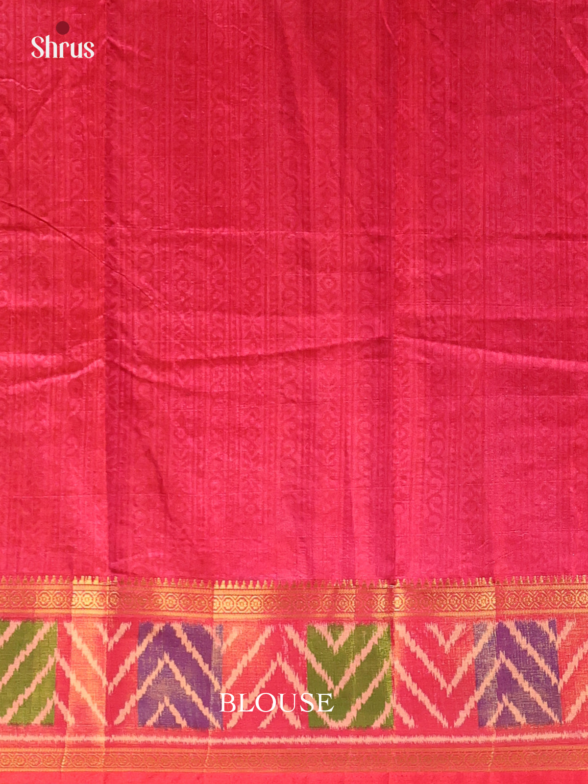 Purple & Pink - Semi Patola Saree - Shop on Shrus.com