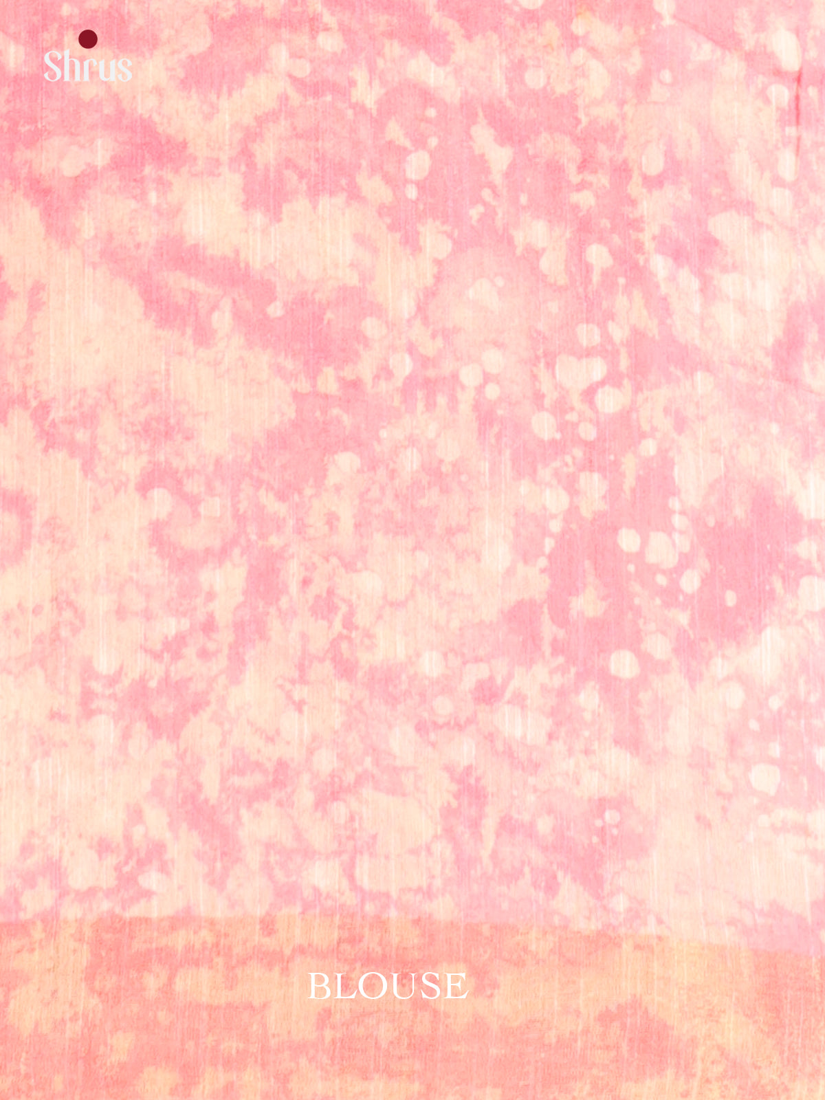 Pink - Semi Chanderi Saree - Shop on Shrus.com