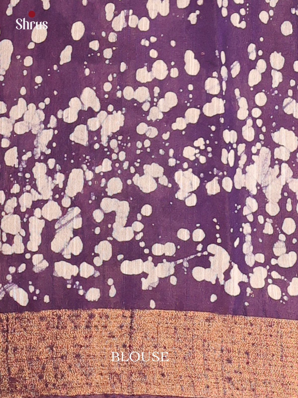 Violet - Semi Chanderi Saree - Shop on Shrus.com