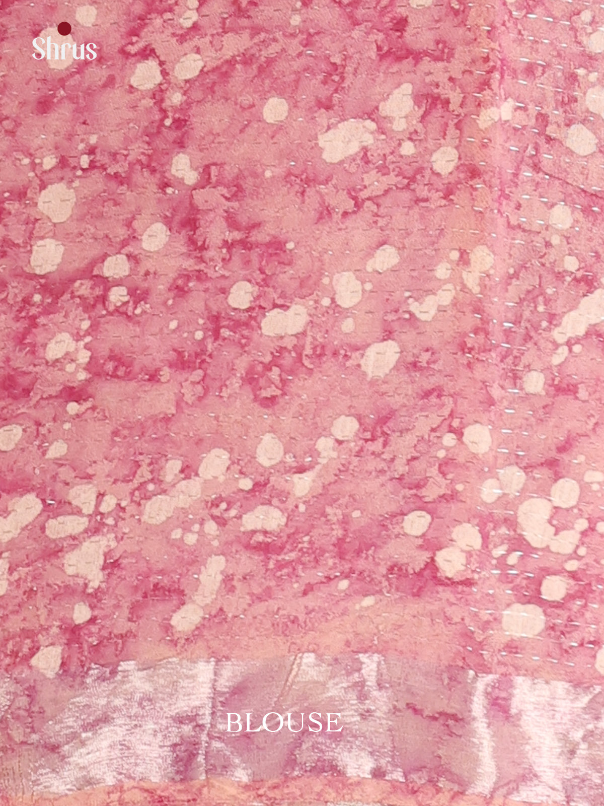 Purple - Semi Chanderi Saree - Shop on Shrus.com