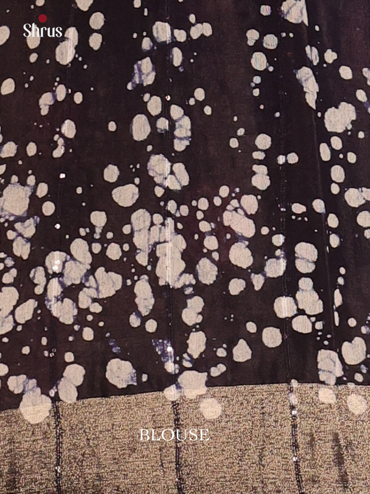 Black & Pink - Semi Chanderi Saree - Shop on Shrus.com