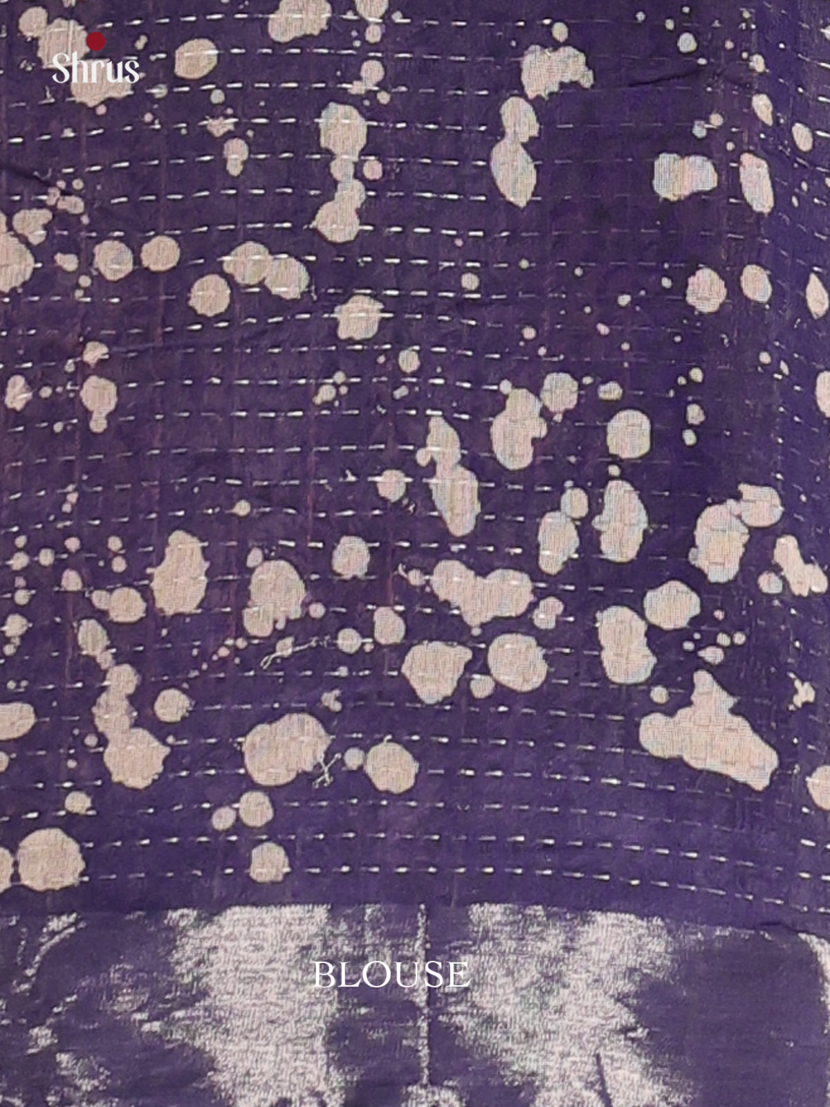 Violet- Semi Chanderi Saree - Shop on Shrus.com