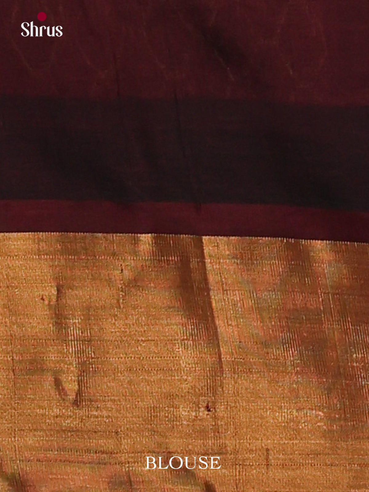 Chic Mustard Yellow Cotton Silk Saree With Plain Body, Deep Wine Brown Kaddi Zari Temple Border & Brocade Pallu 2