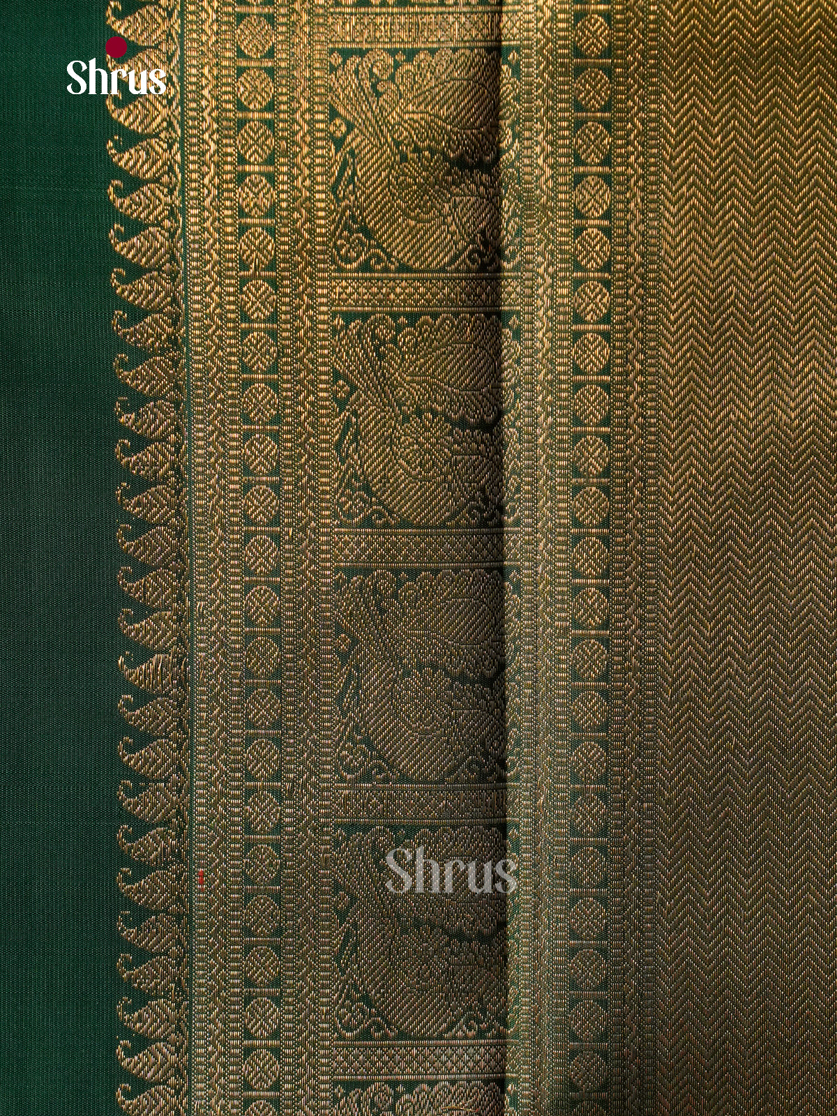 Chic Orange & Red Striped Pattu Sarees With Zari Lines | Green Rettapet Zari Border