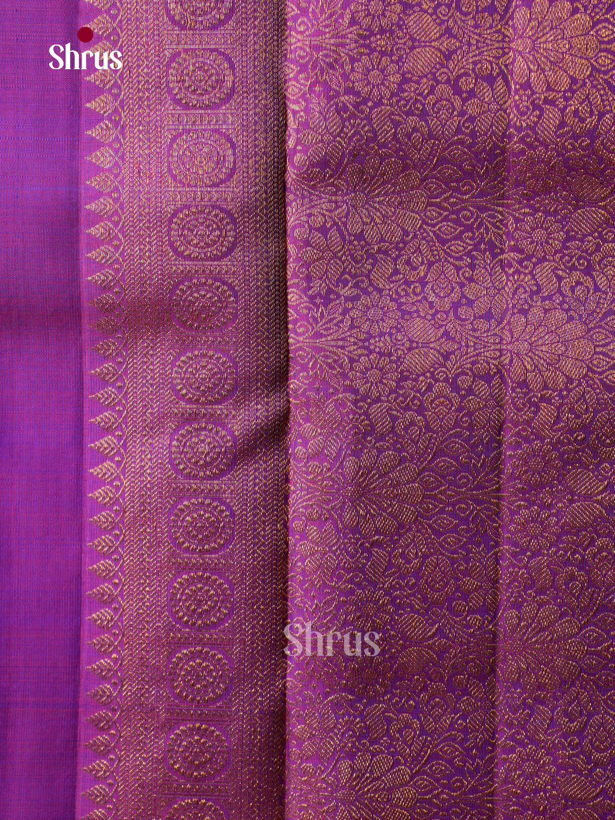 Chic Peacock Blue Pattu Sarees With Zari Floral Buttas | Purple Zari Border & Floral Brocade Pallu