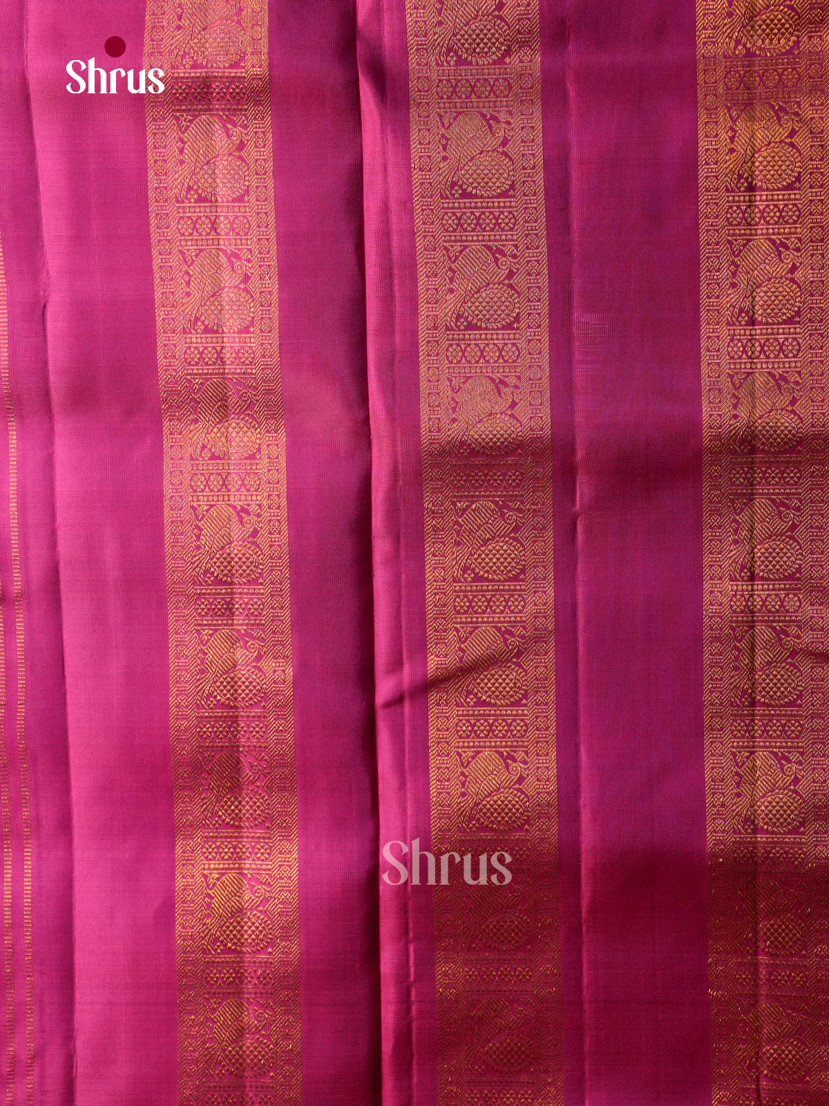 Chic Purple 9Yards Pattu Sarees With Fine Stripes & Buttas | Pink Zari Border & Pallu