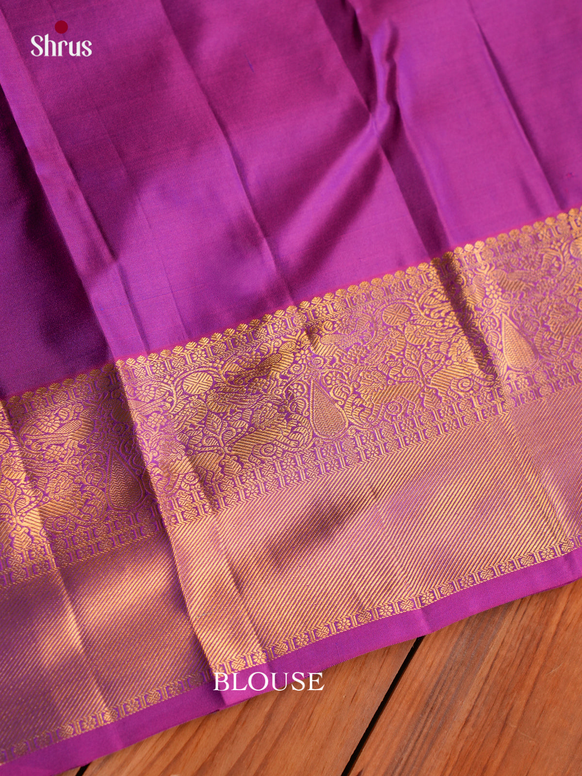 Classic Peacock Blue Pattu Saree With Paisley Leaf Motifs | Purple Zari Border & Pallu
