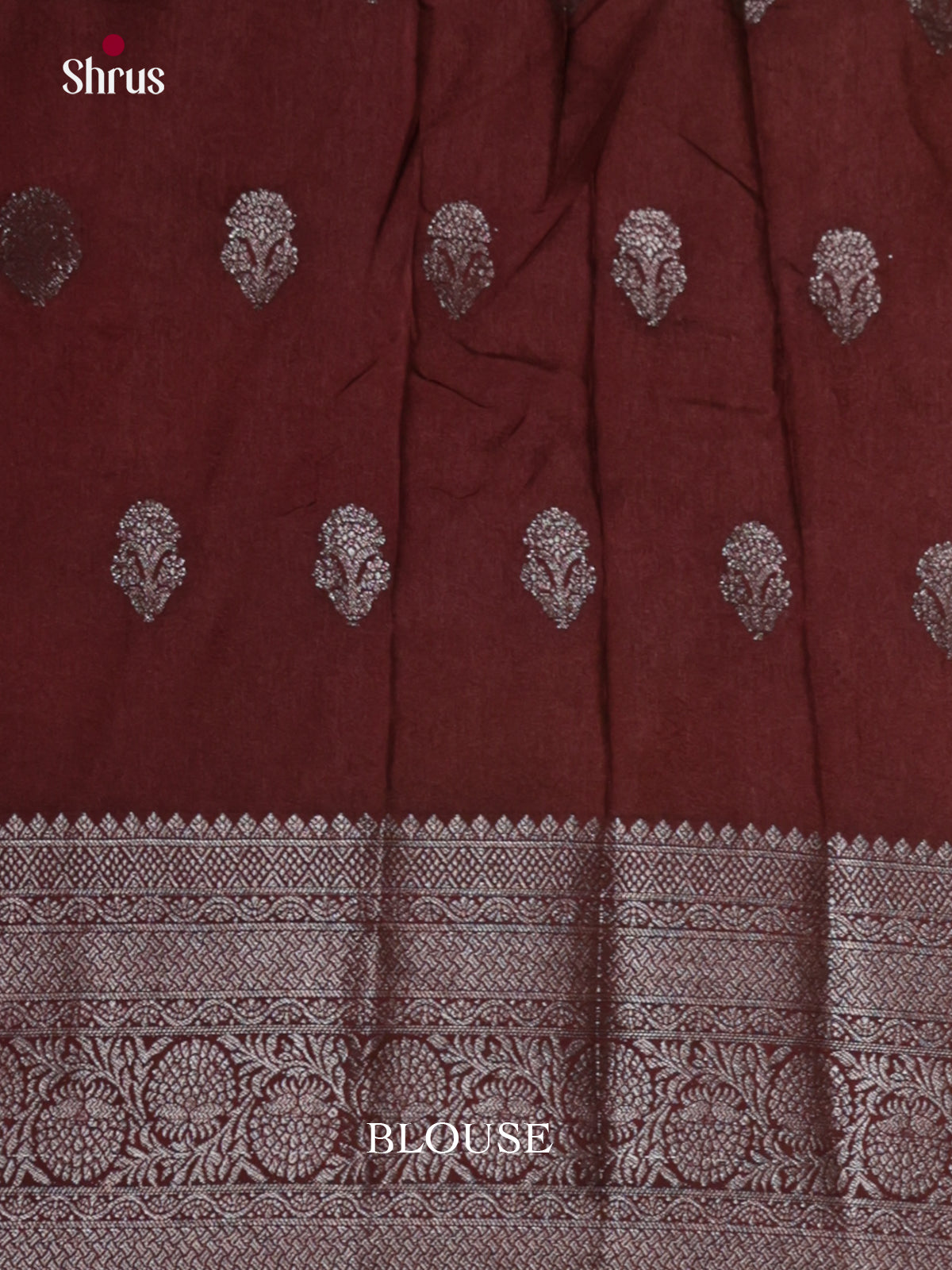 Buy Classy Green North Cotton Silk Saree With Golden Buttas, Maroon Border & Pallu