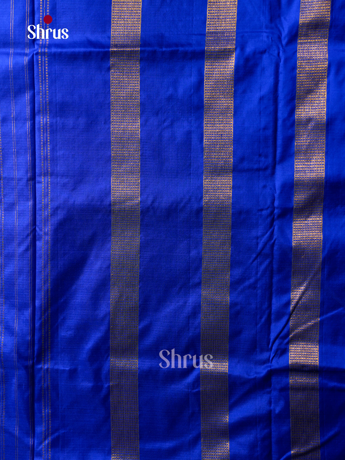 Classy Royal Blue 9Yards Pattu Sarees With Plain Body | Self Kaddi Zari & Chit Pallu