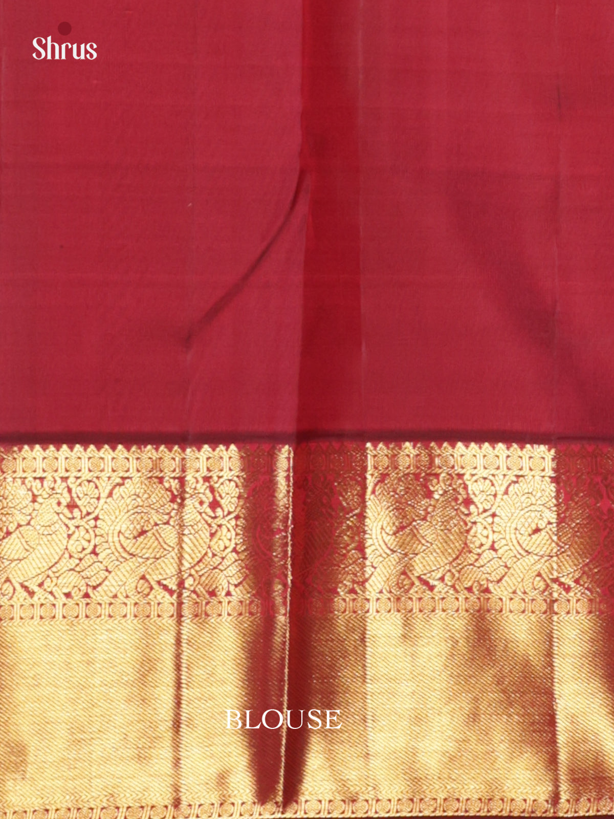 Buy Graceful Cream Kanchipuram Sarees With golden Medallions, Maroon Zari Border & Rich pallu