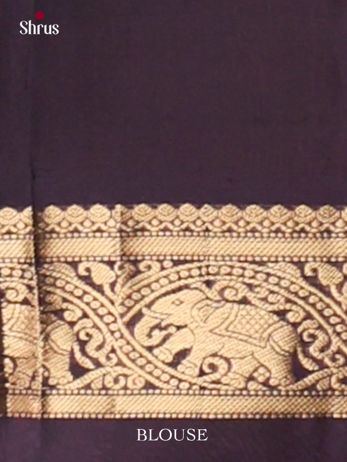 Crimson Red Soft Silk Sarees With Gold Floral Buttas, Dark Purple Rettapet Border & Zari Brocade Pallu 2