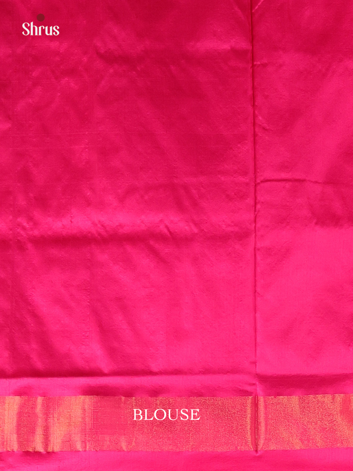 Cream & Pink - Ikkat Silk Saree - Shop on Shrus.com