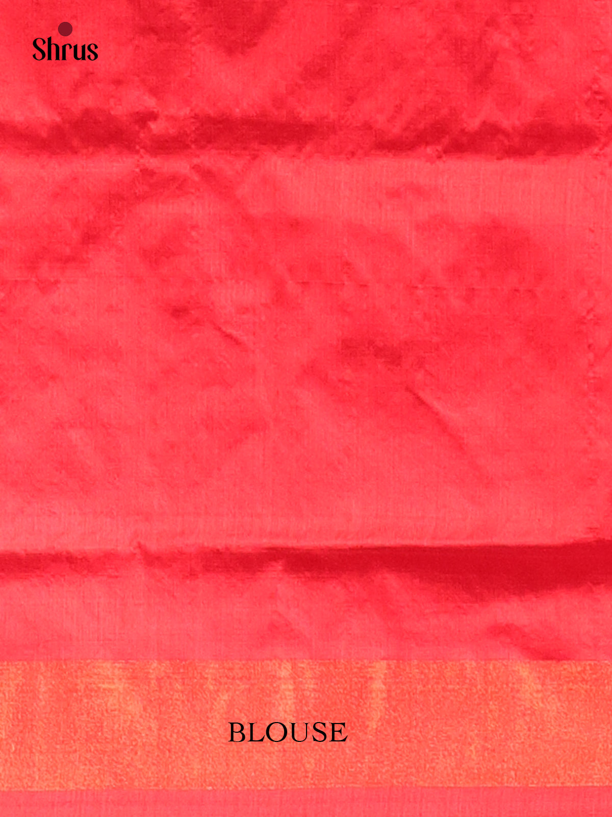 Cream & Red- Ikkat Silk Saree - Shop on Shrus.com