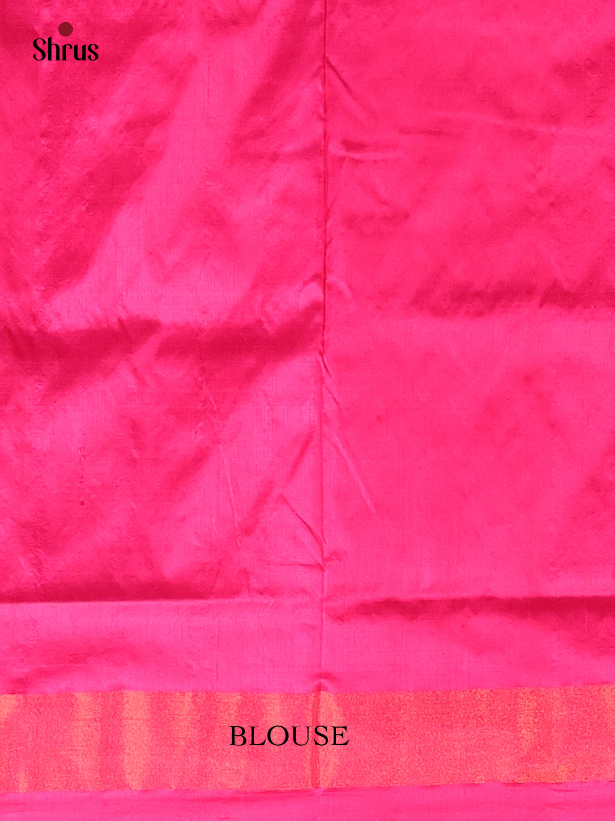 Yellow & Pink - Ikkat Silk Saree - Shop on Shrus.com