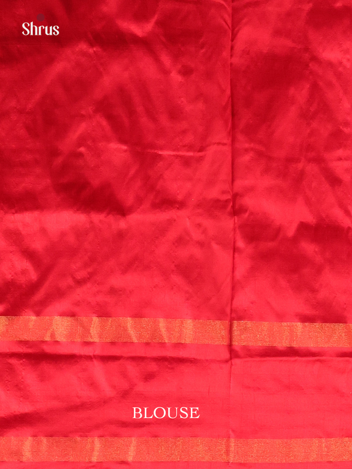 Black & Red - Ikkat Silk Saree with designs -1