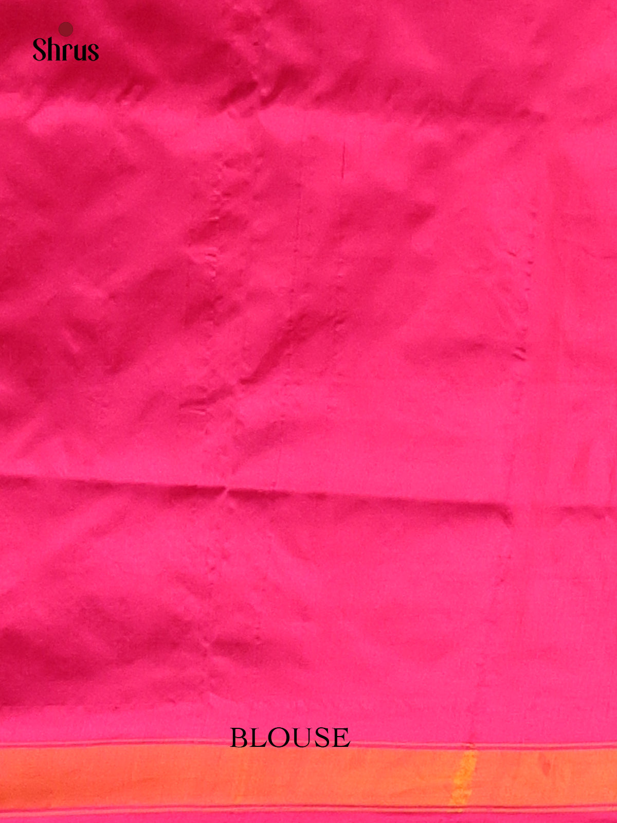 Blue & Pink - Ikkat Silk Saree - Shop on Shrus.com