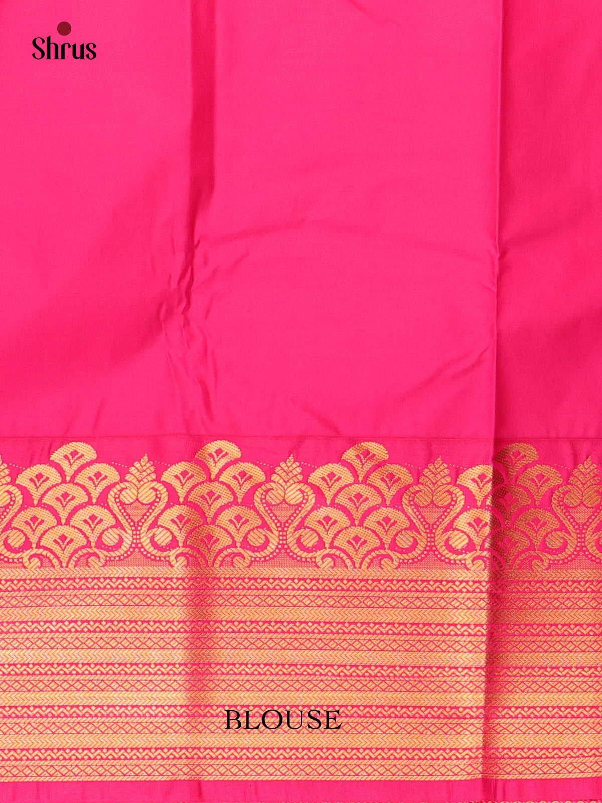 Beige & Pink - Bangalori silk Saree - Shop on Shrus.com