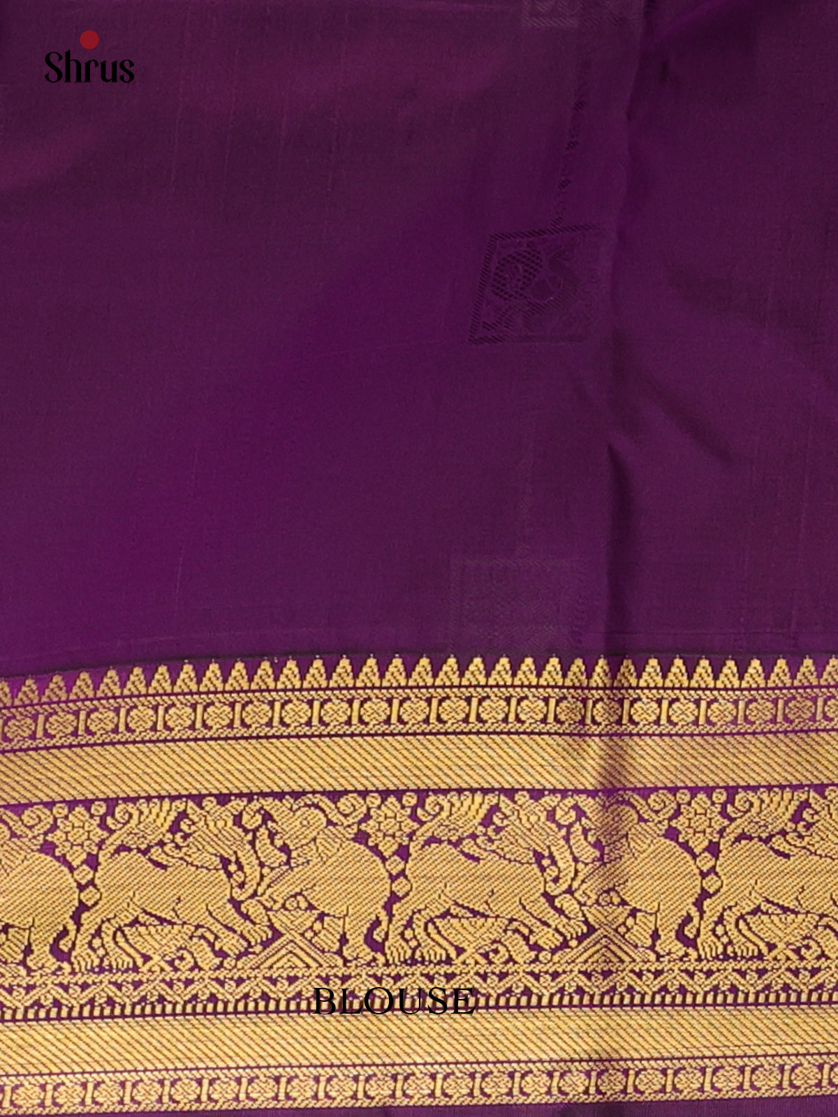 Red & Violet - Bangalori silk Saree - Shop on Shrus.com