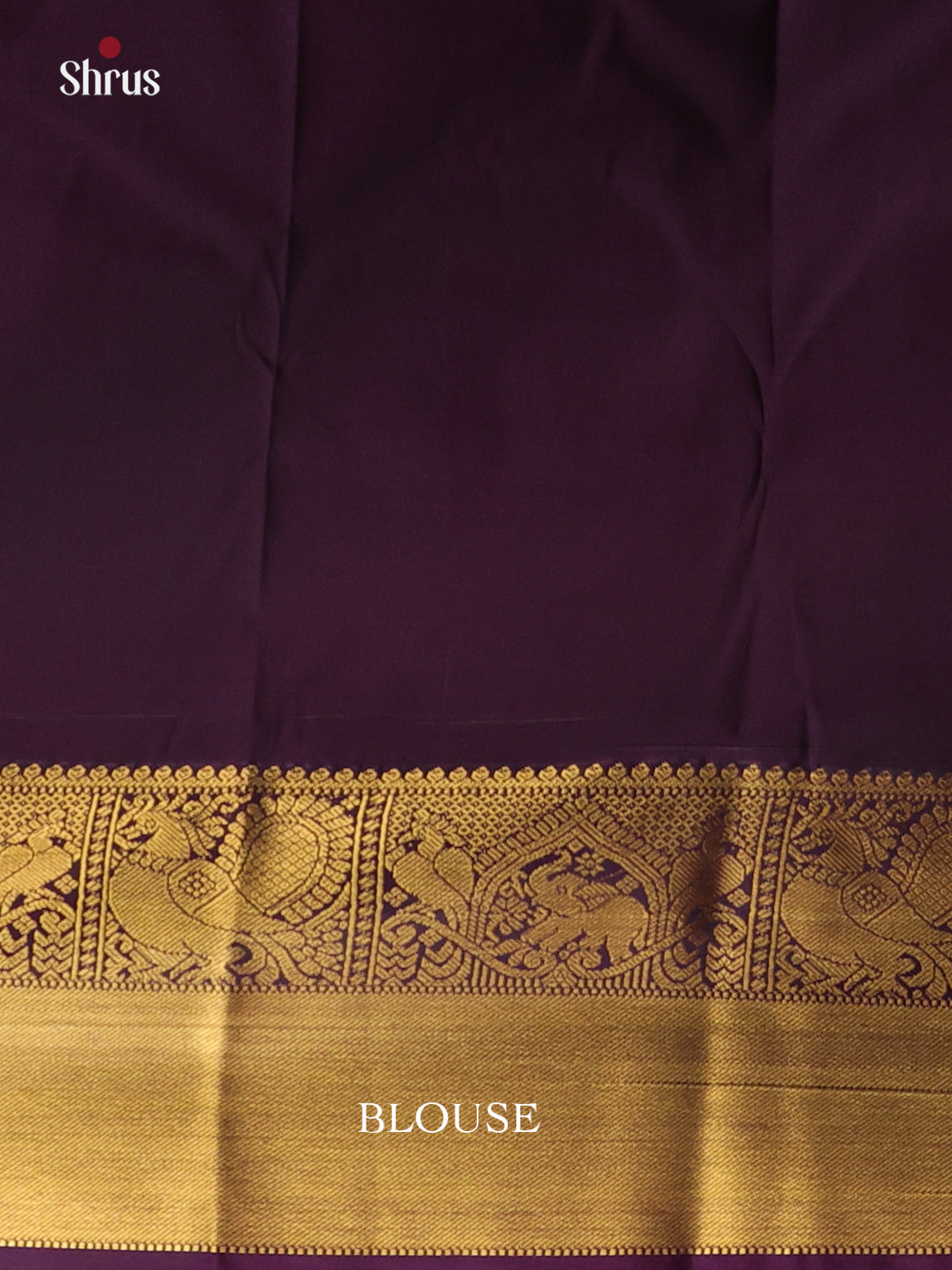 Orange & Violet - Bangalori silk Saree - Shop on Shrus.com