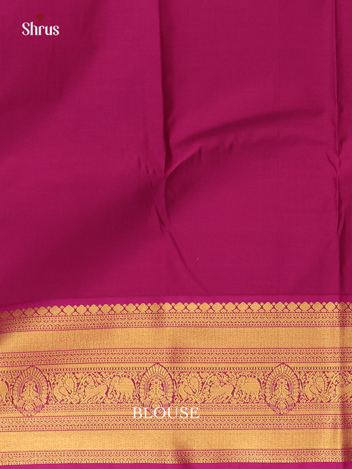 Blue & Purple - Bangalori silk Saree - Shop on Shrus.com
