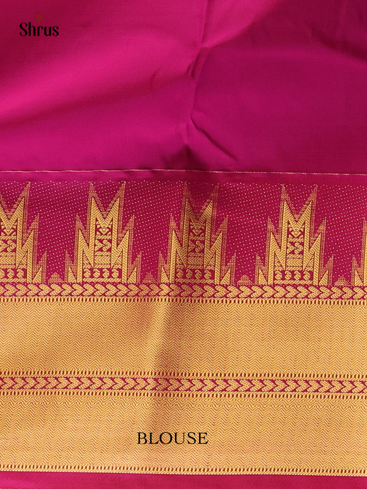 Beige & Purple - Bangalori silk Saree - Shop on Shrus.com