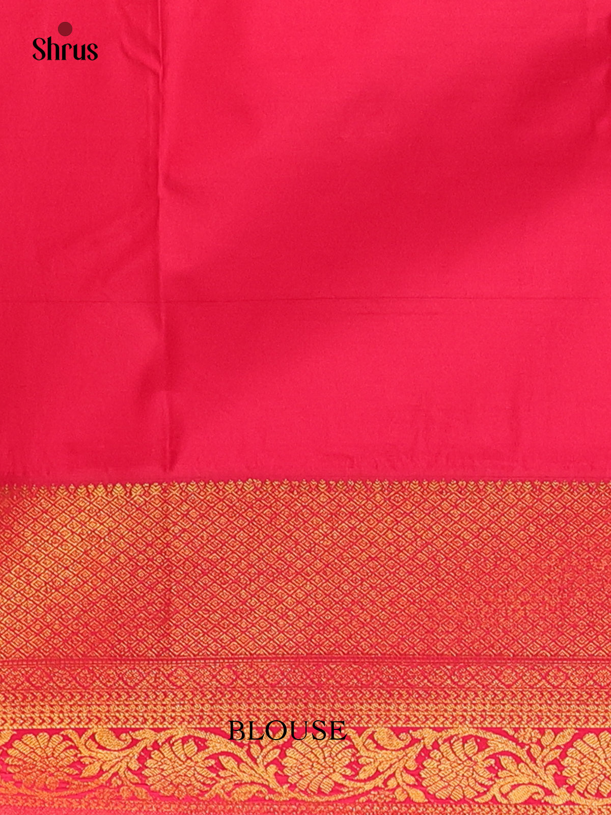 Ms Blue & Red- Bangalori silk Saree - Shop on Shrus.com