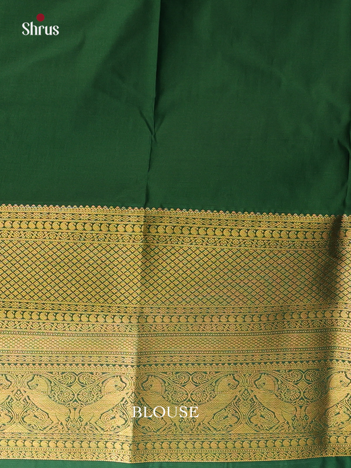 Majenta & Green- Bangalori silk Saree - Shop on Shrus.com