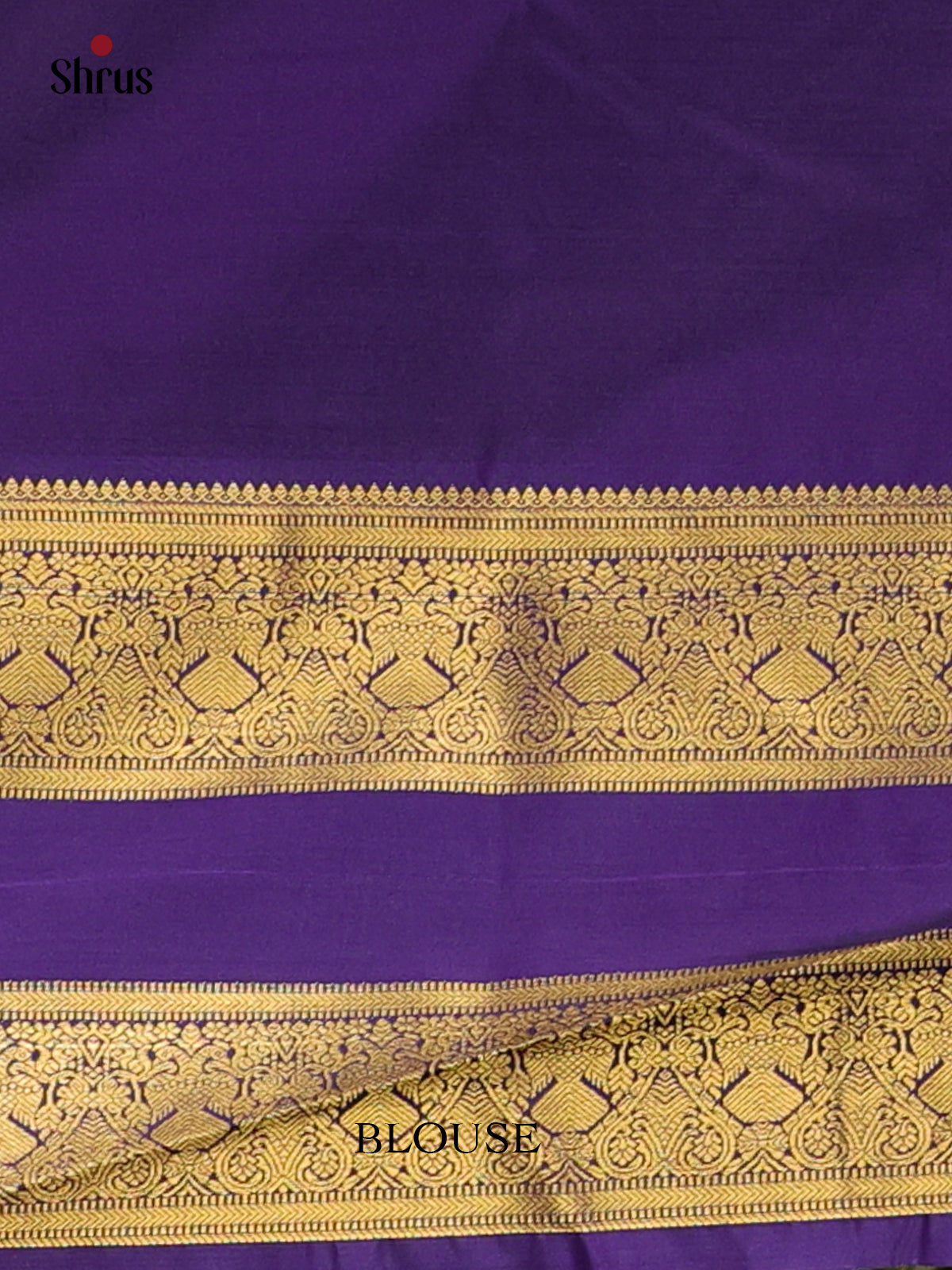 Mustard & Purple - Bangalori silk Saree - Shop on Shrus.com