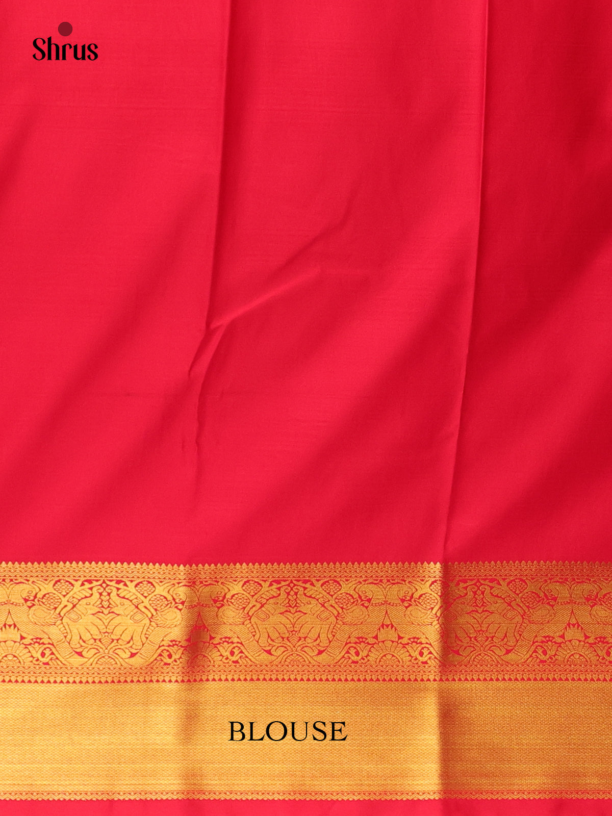 Yellow & Red - Bangalori silk Saree - Shop on Shrus.com