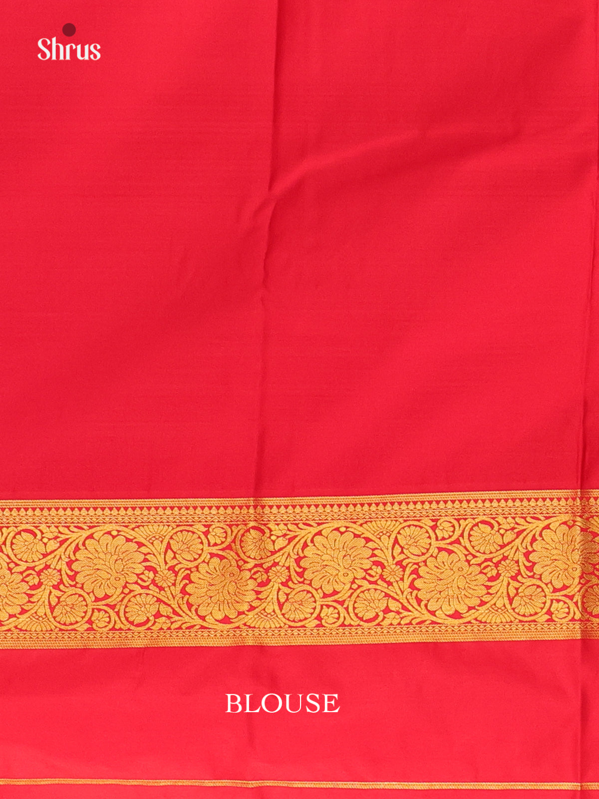 Lavender & Red- Bangalori silk Saree - Shop on Shrus.com