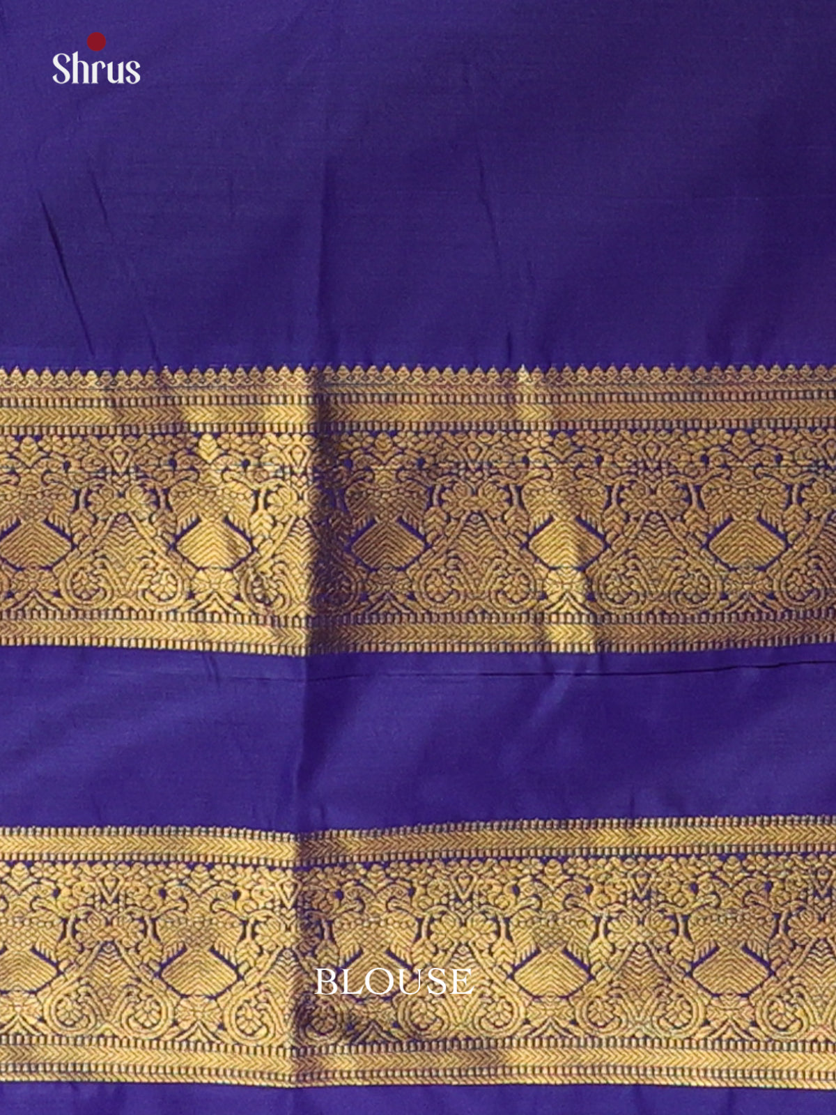 Pink & Blue - Bangalori silk Saree - Shop on Shrus.com
