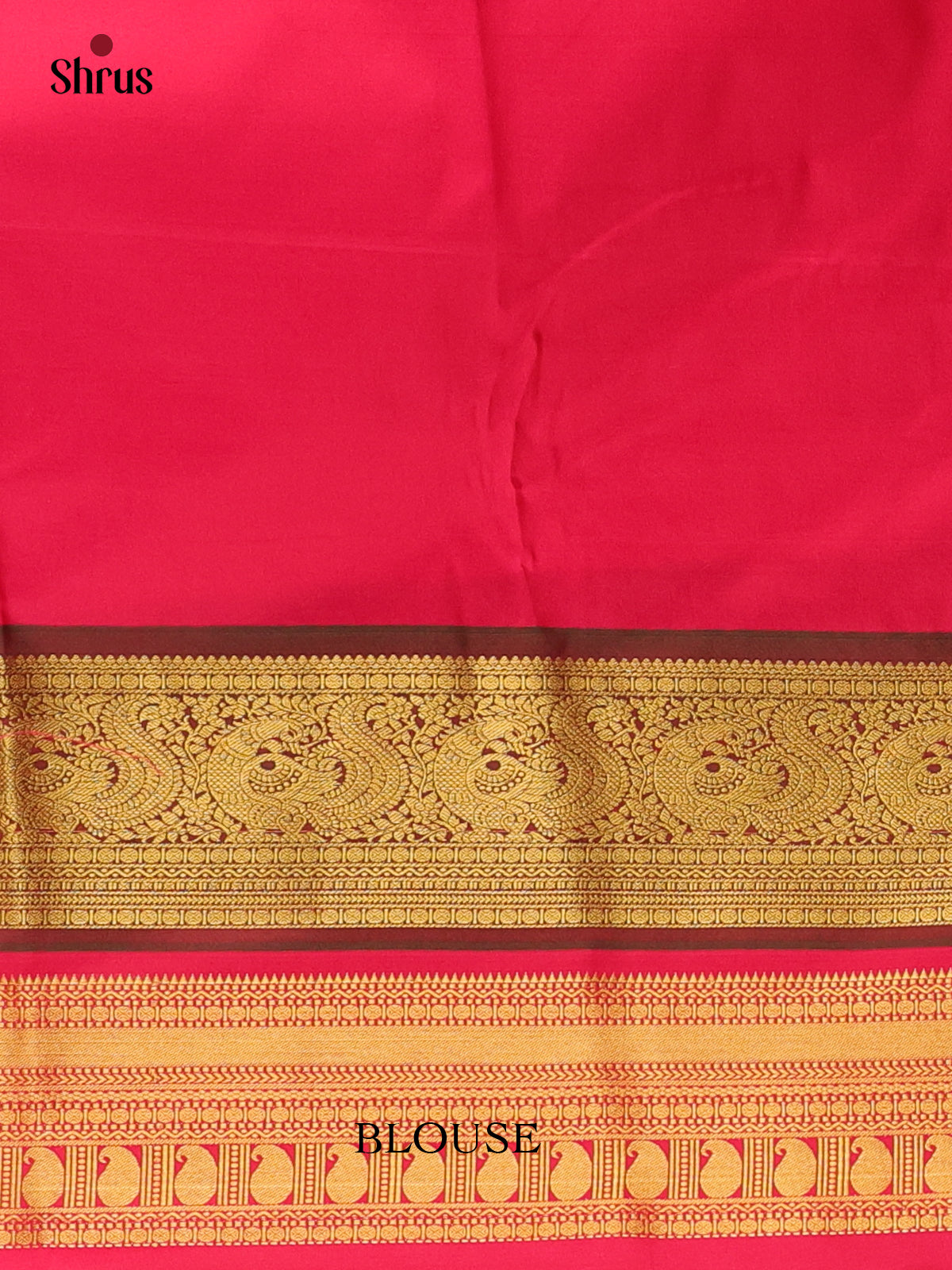 Green & Maroon - Bangalori silk Saree - Shop on Shrus.com