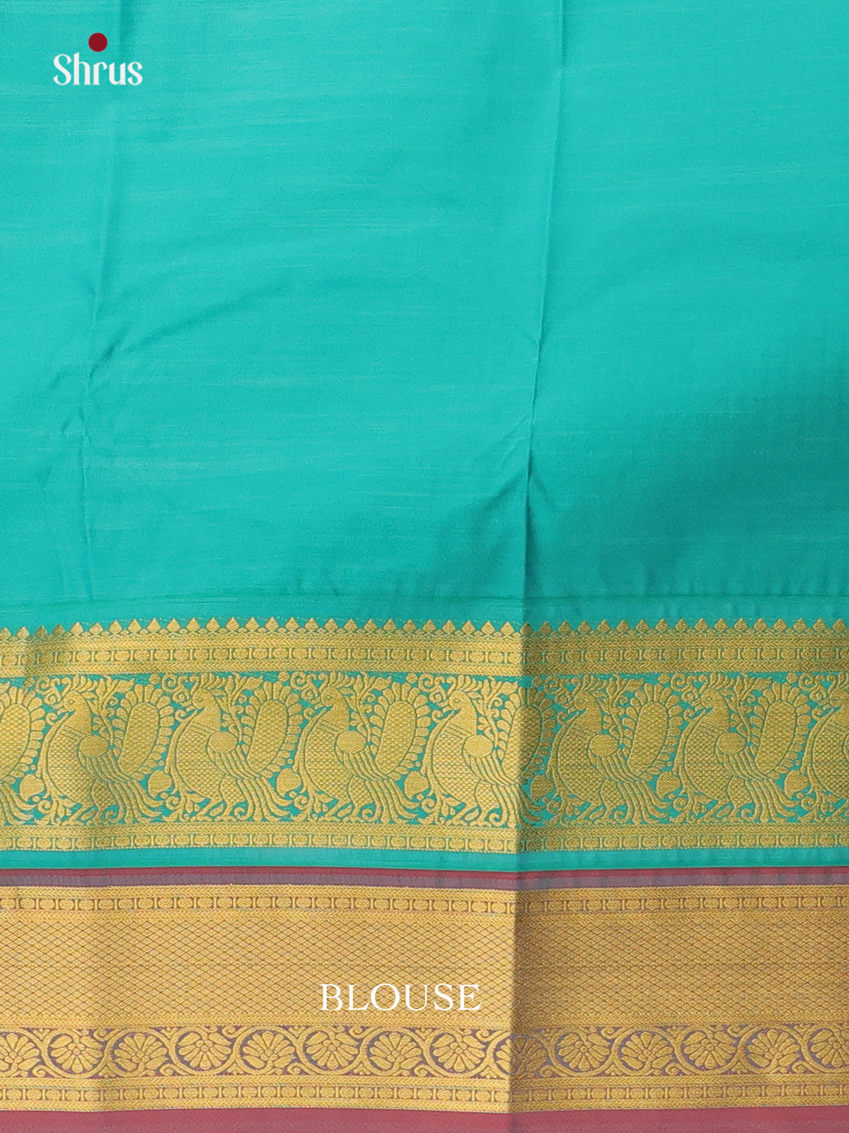 Pink & Teal - Bangalori silk Saree - Shop on Shrus.com
