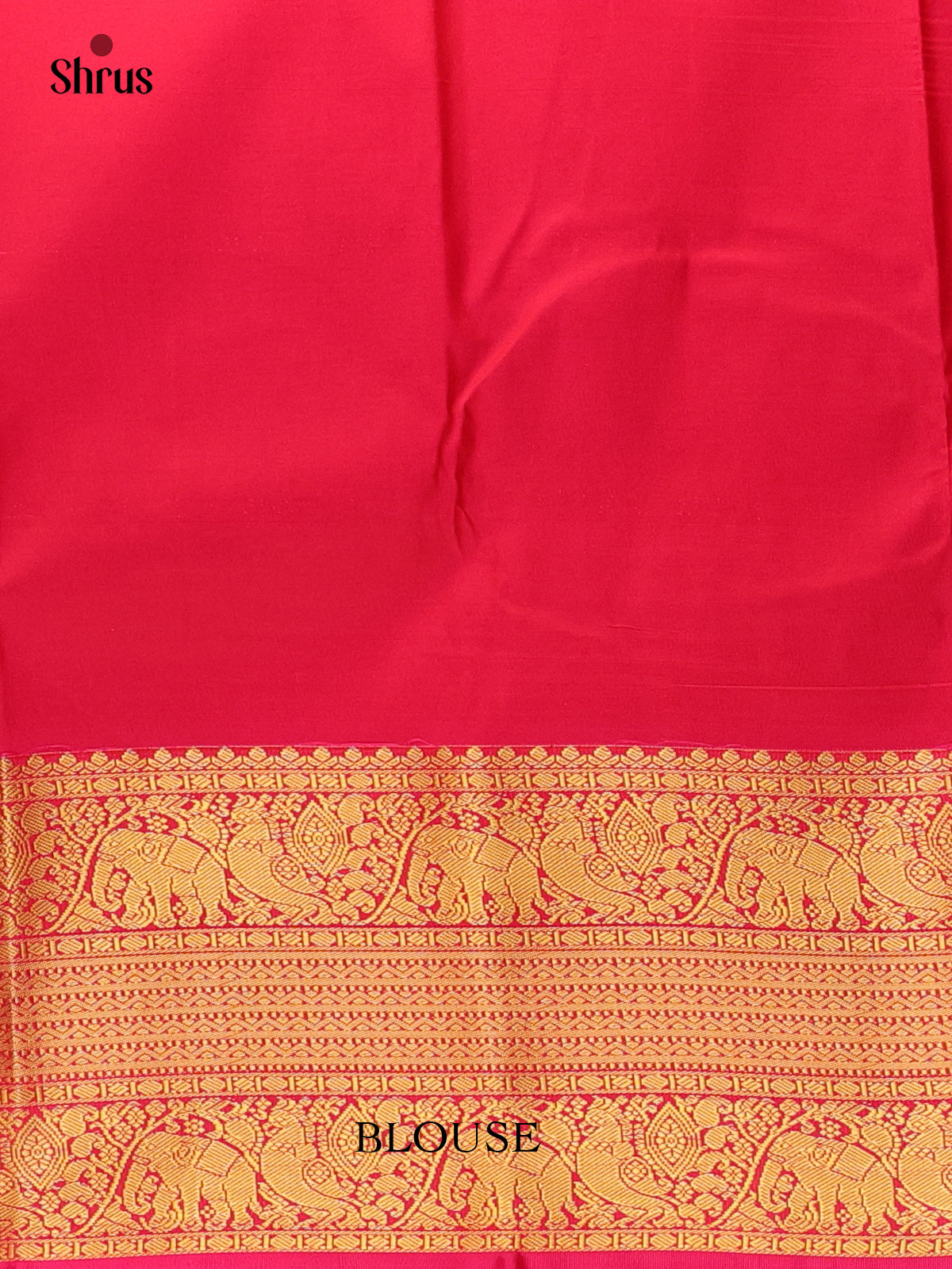 Teal & Pink- Bangalori silk Saree - Shop on Shrus.com