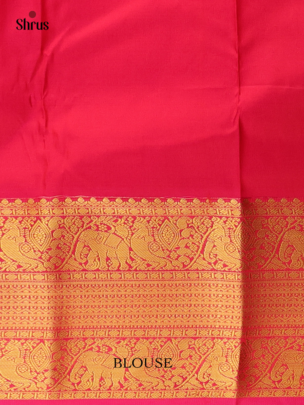 Green & Red- Bangalori silk Saree - Shop on Shrus.com