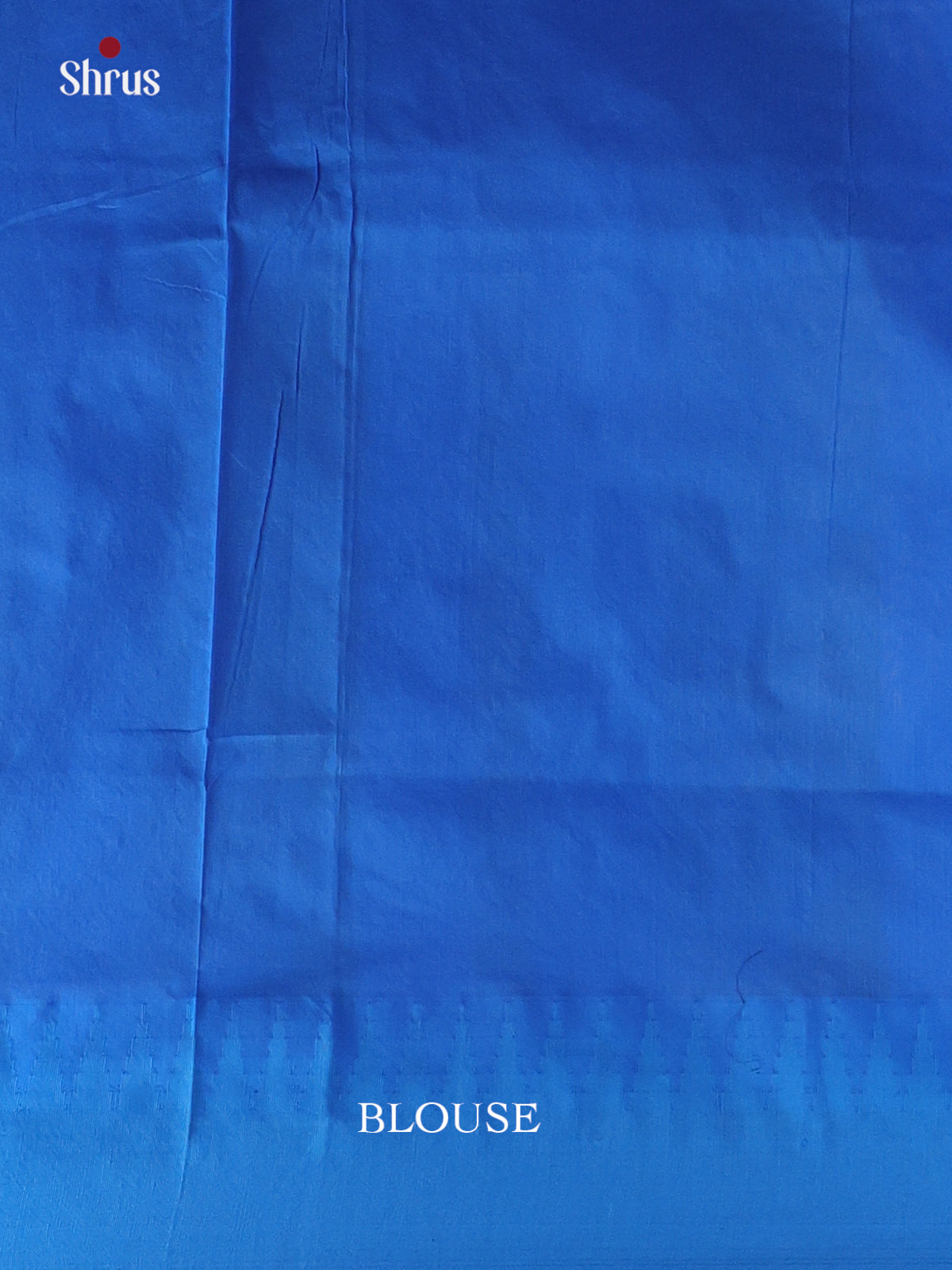 Greyish Blue & Blue - Kalyani Cotton Saree - Shop on Shrus.com
