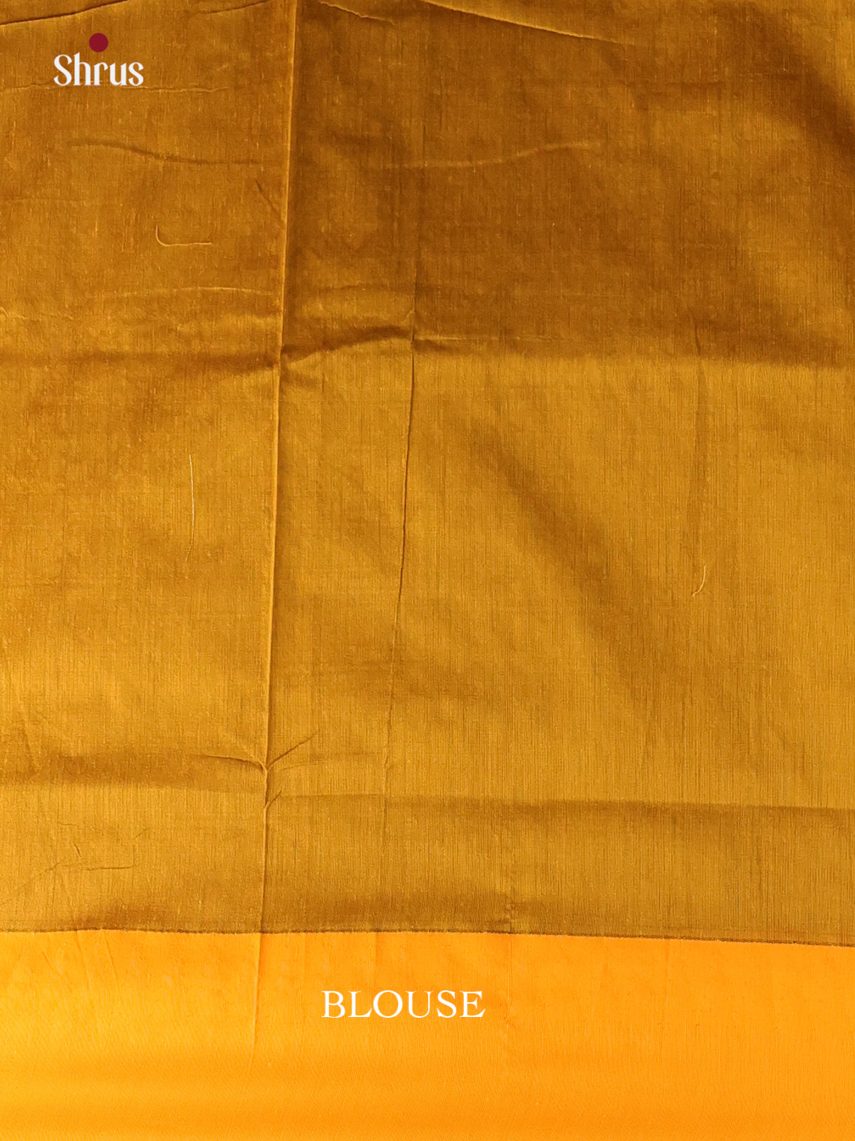Brown & Mustard - Kalyani Cotton Saree - Shop on Shrus.com