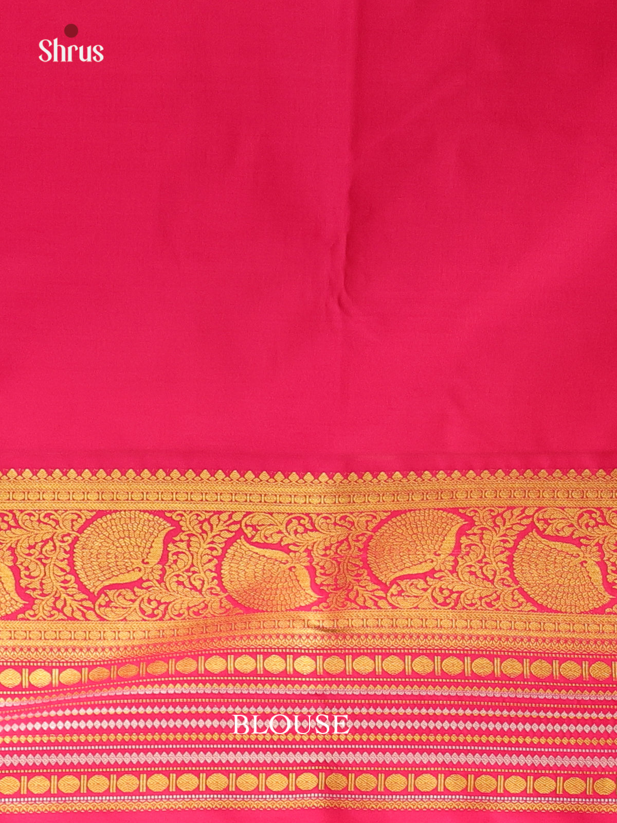 Green & Pink - Bangalori silk Saree - Shop on Shrus.com