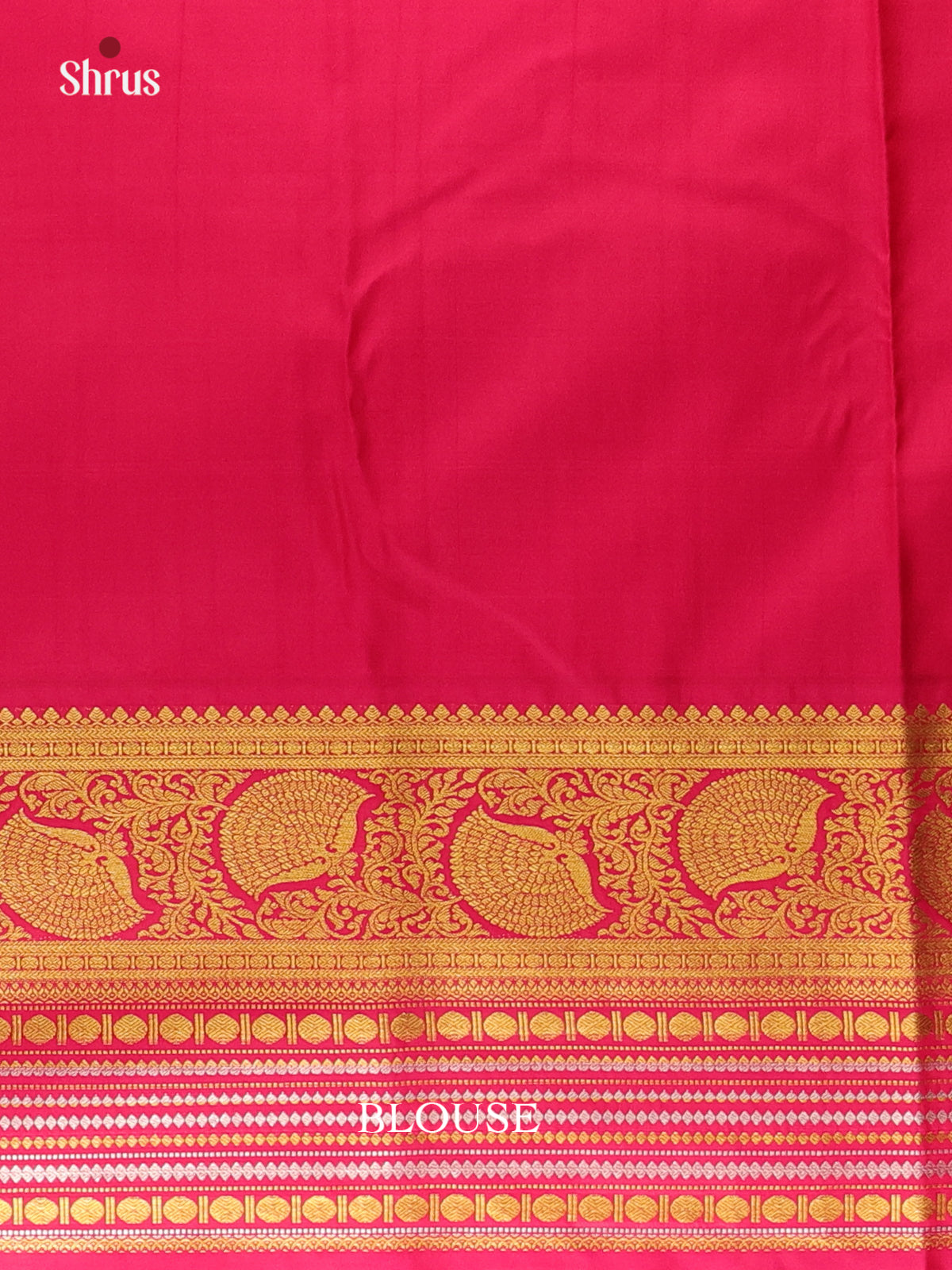 Mauve & Pink - Bangalori silk Saree - Shop on Shrus.com