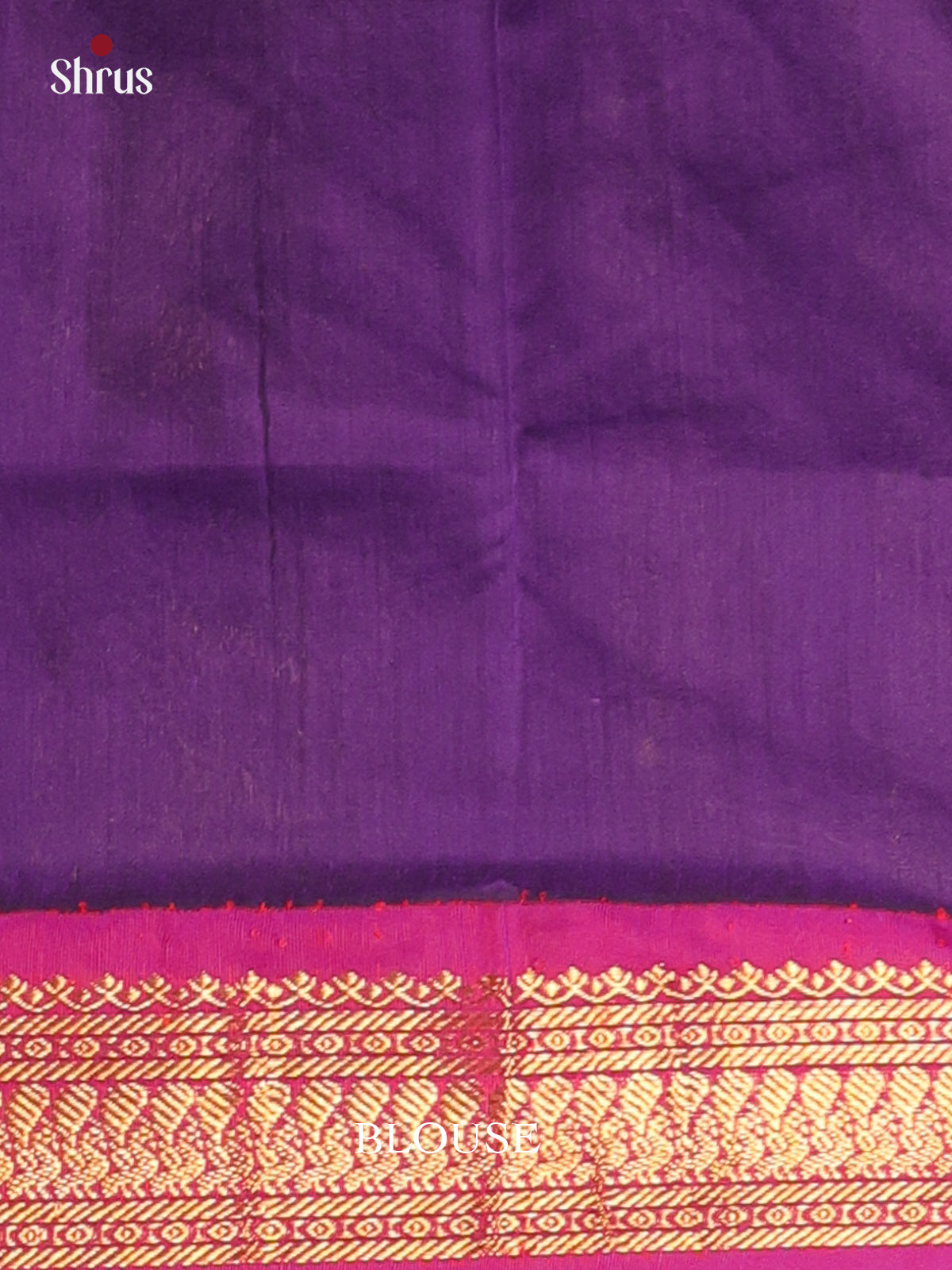 Grey & Violet- Kalyani Cotton Saree - Shop on Shrus.com