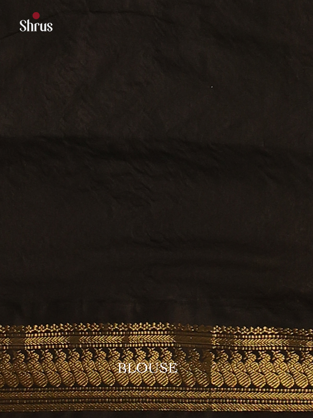 Dark Mustard & Black - Kalyani Cotton Saree - Shop on Shrus.com
