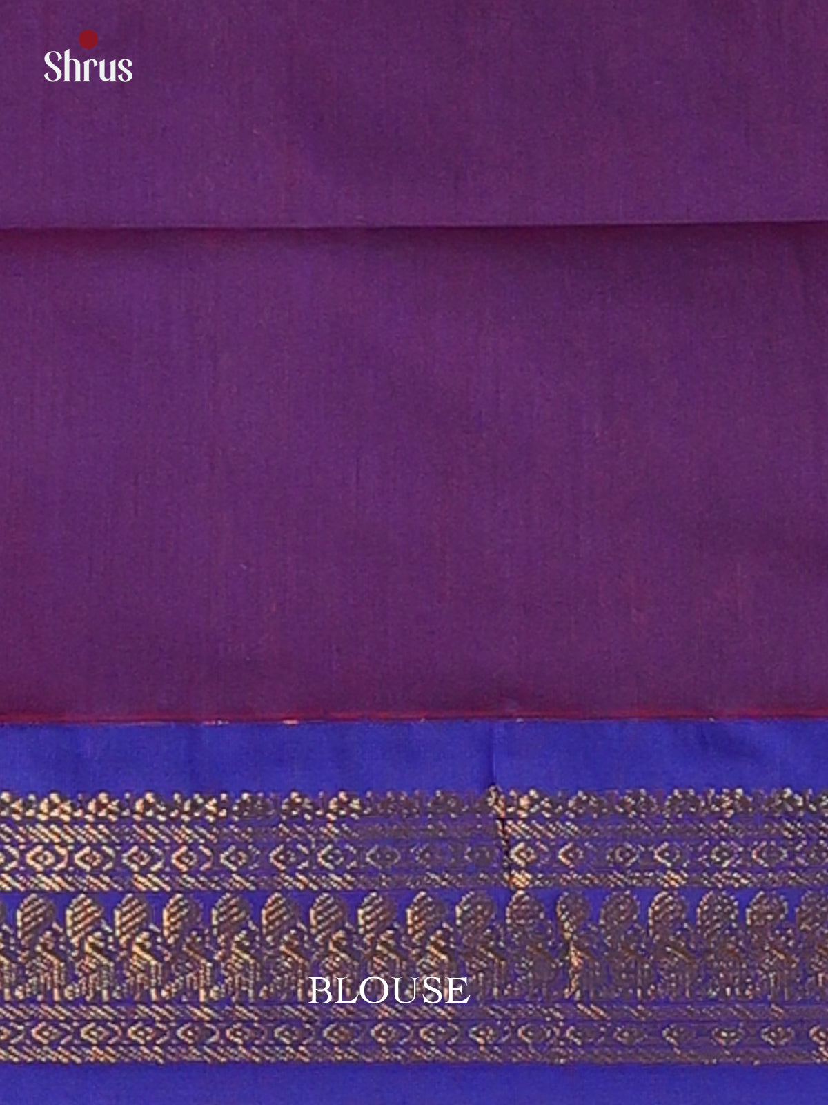 Pink & Purple - Kalyani Cotton Saree - Shop on Shrus.com